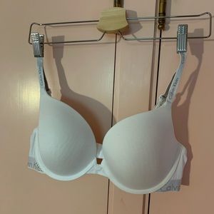 White Calvin Klein bra